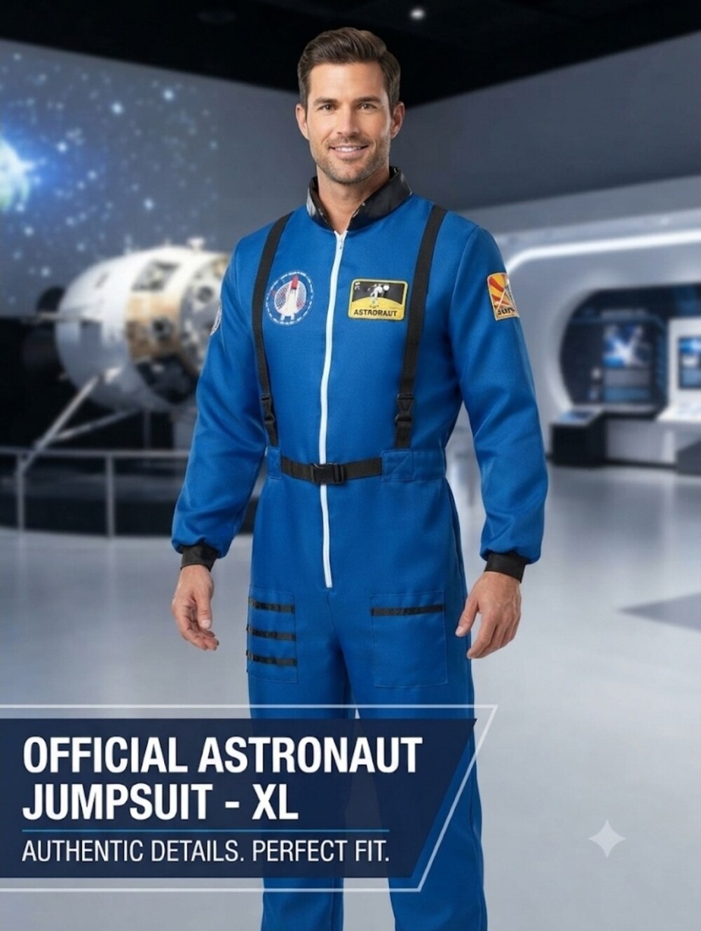 Official Astronaut Jumpsuit - Blue XL